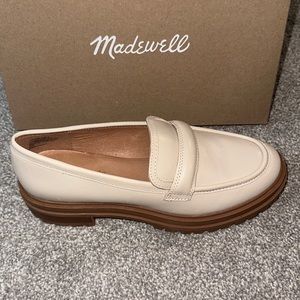 Madewell loafers - cream NEW